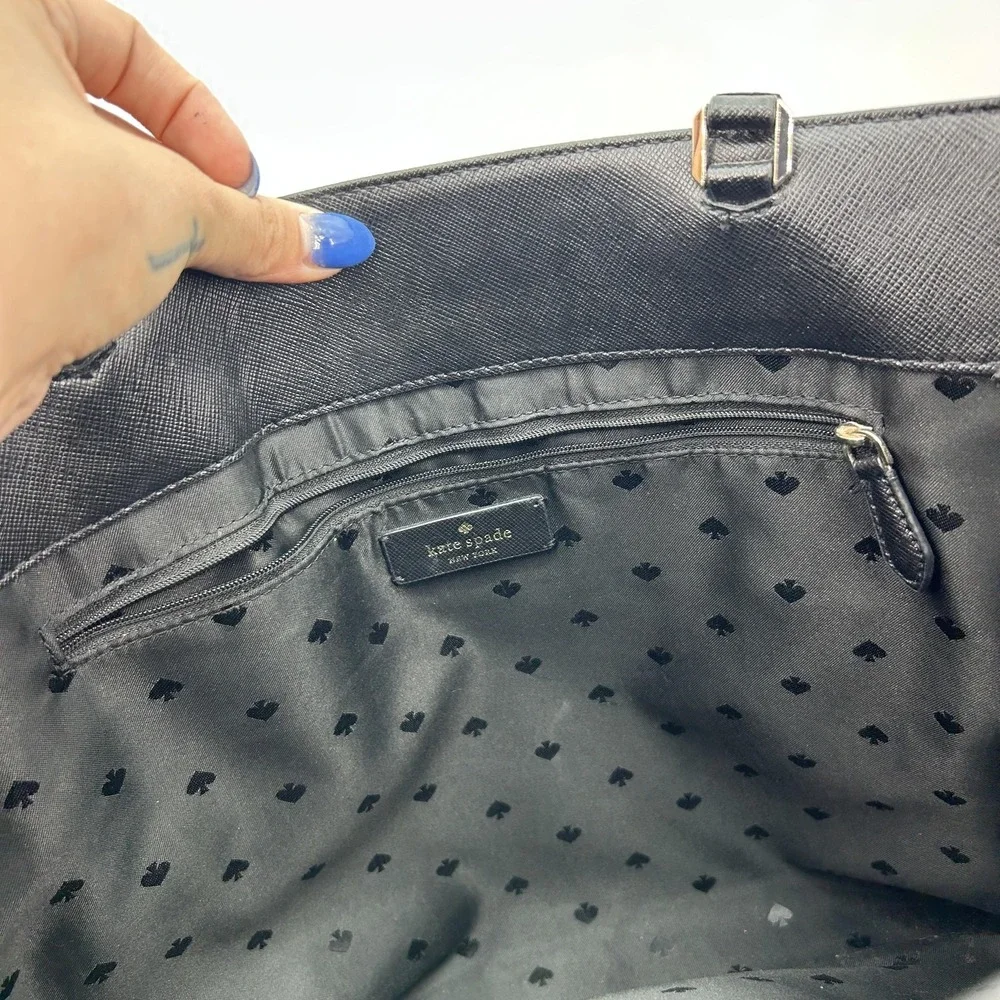 Kate Spade Bag Womens Large Staci Laptop Tote Leather Zip Shoulder Purse Handbag